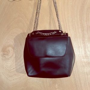 Black chain book bag/cross bag